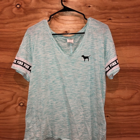 Pink v neck tee - Picture 1 of 2